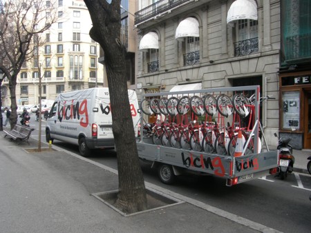 Barcelona - manutenção das bicicletas públicas